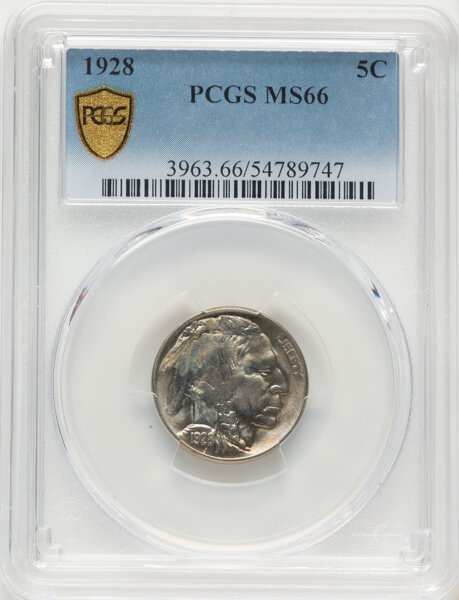 1928 5c MS66 CAC thumbnail 6