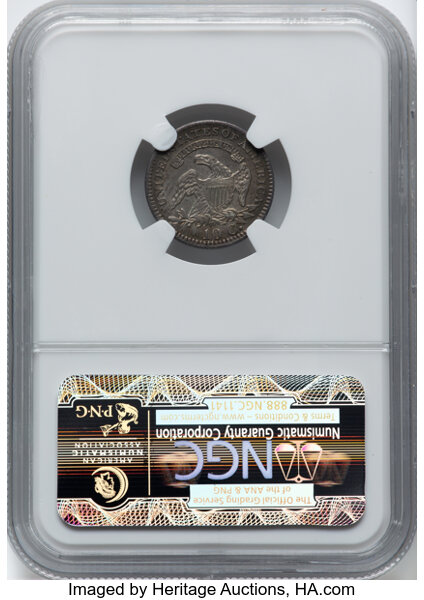 1821 10c Large Date, JR-5 MS thumbnail 5
