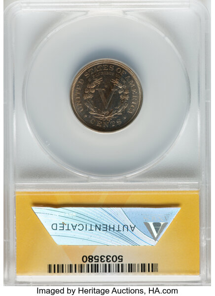 1909 5c PR CAM PR63 CAM thumbnail 2
