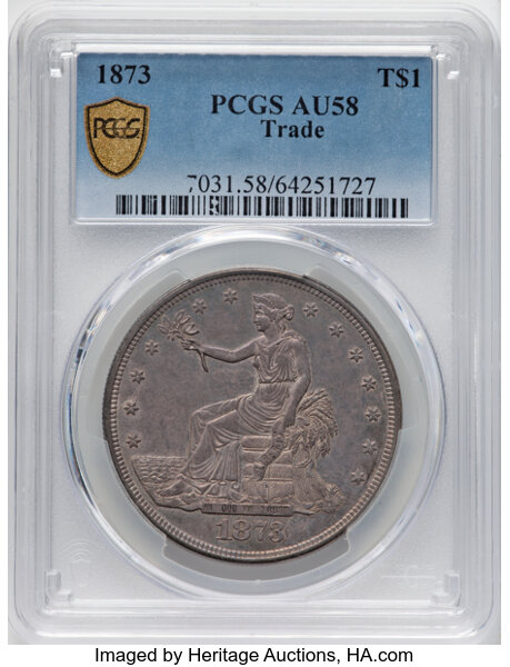 1873 Trade$ AU58 thumbnail 4