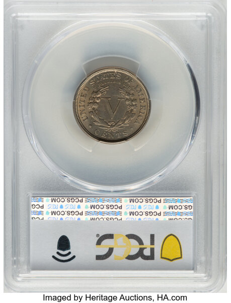 1887 5c AU53 thumbnail 23