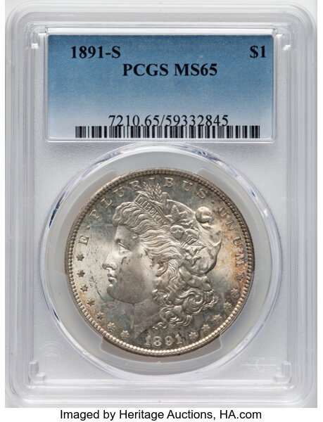 1891-S $1  GSA Hoard, Soft Package MS thumbnail 19