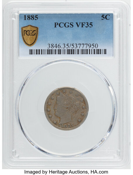 1885 5c VF20 thumbnail 14