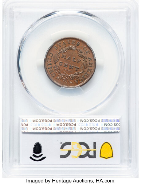 1833 1/2c C-1 MS BN thumbnail 19