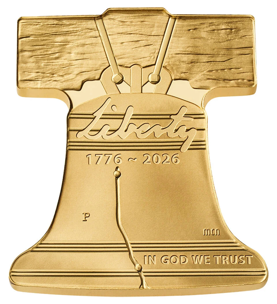 2026-P $125 1/2oz Gold, Freedom Ringing, Liberty Bell PR DCAM