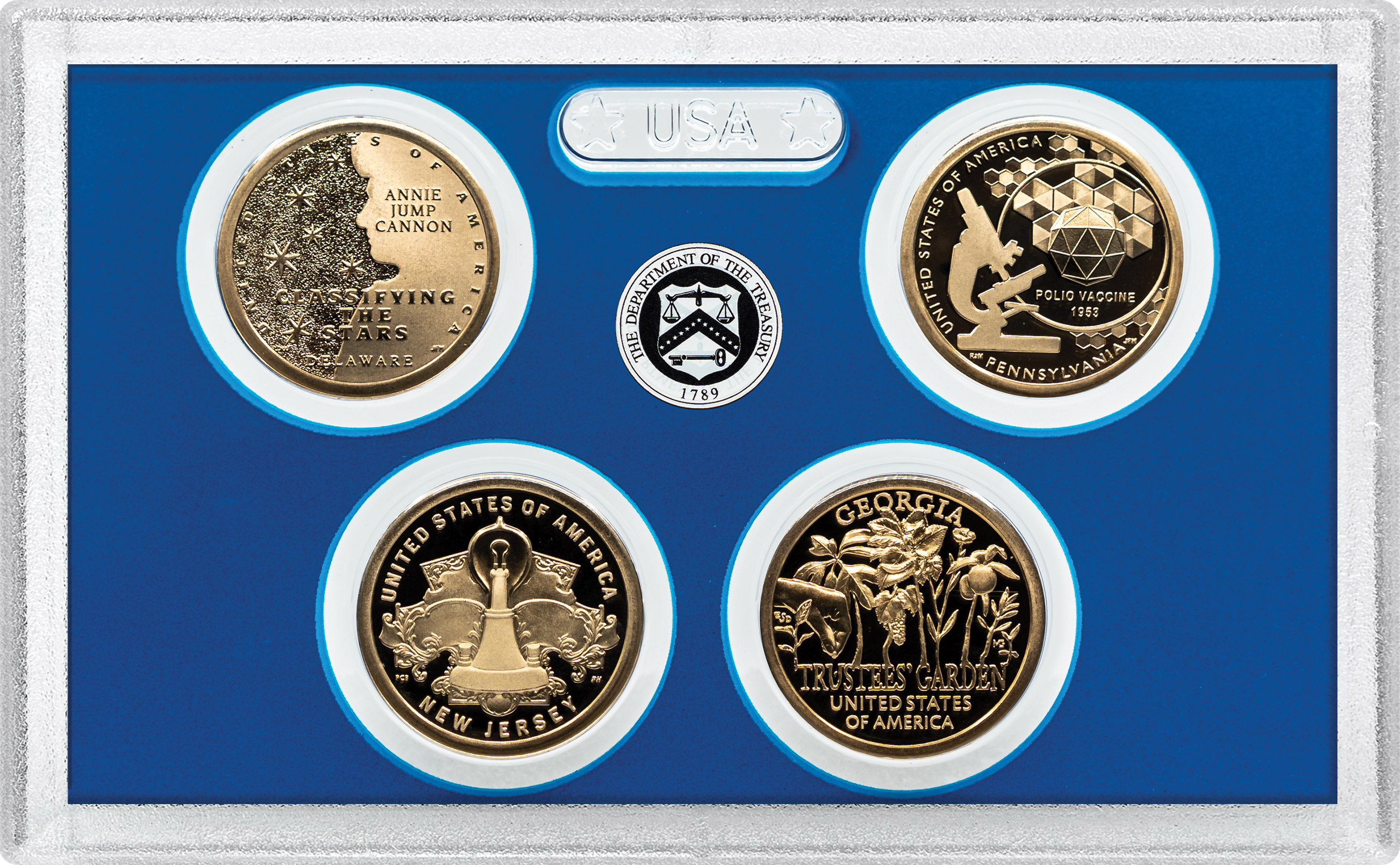 2019-S $1 American Innovation Proof Set, 4 Coins PR