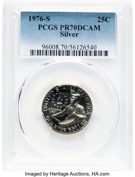 1976-S 25c Silver PR DCAM thumbnail 10