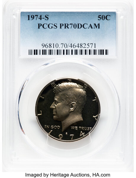 1974-S 50c PR DCAM thumbnail 10