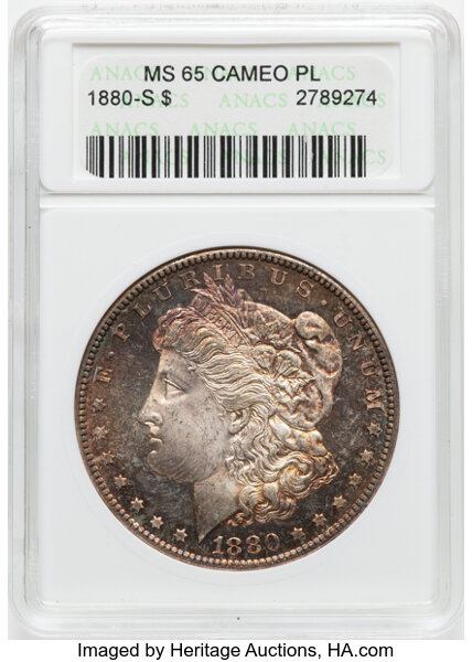 1880-S $1  Checkmark, VAM-12 MS PL thumbnail 6