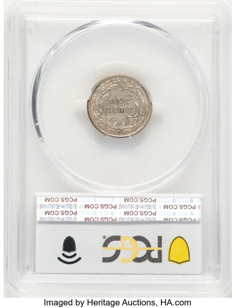 1913-S 10c AU53 thumbnail 2