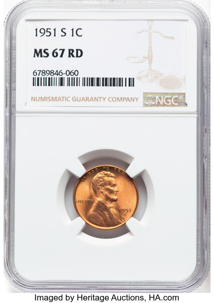1951-S 1c MS RD thumbnail 4