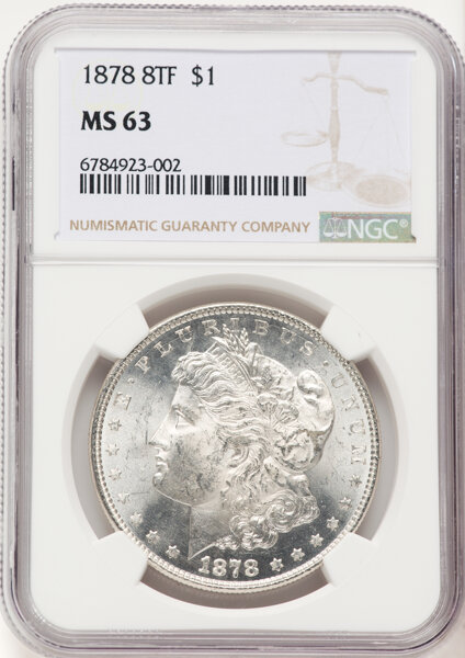 1878 8TF $1  Notched Star, VAM-12 MS thumbnail 5