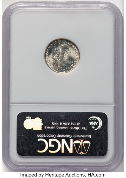 1937-D 10c MS FB MS65 FB thumbnail 2