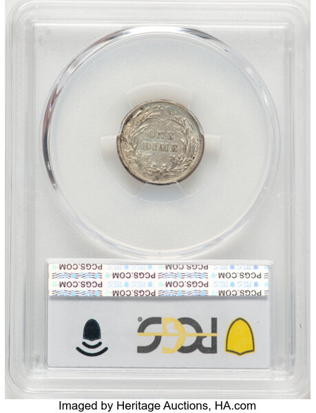 1897-S 10c AU55 thumbnail 2