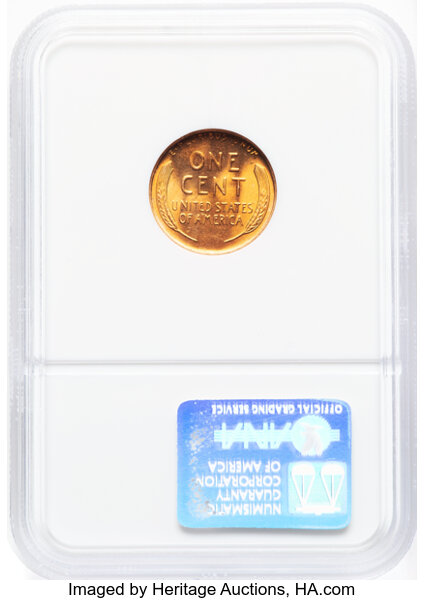 1954-D 1c MS RD MS67 RD thumbnail 4