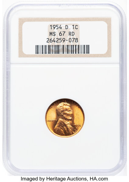 1954-D 1c MS RD thumbnail 4