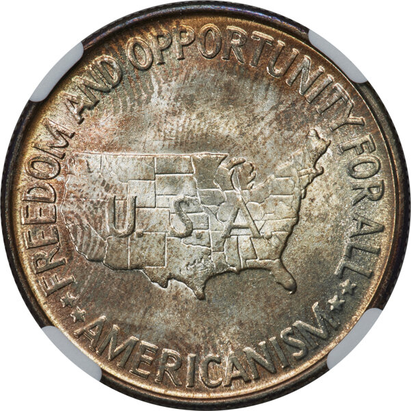 1952 50c Washington-Carver MS64 thumbnail 4