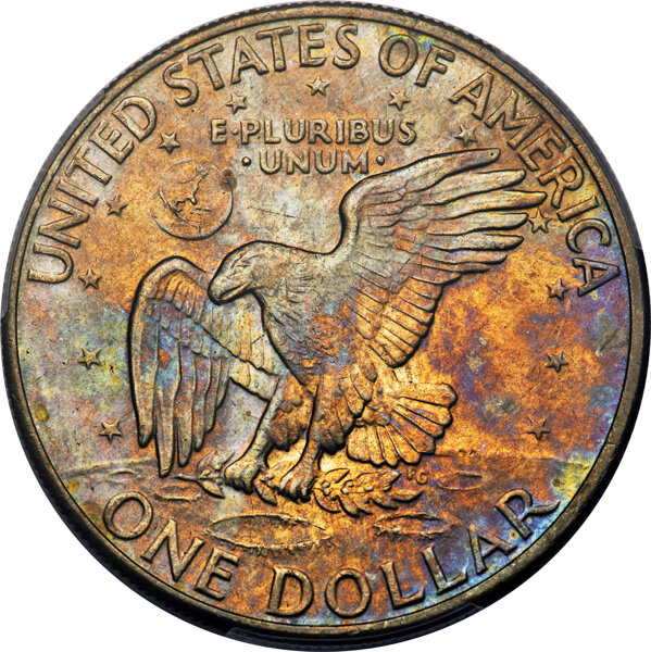 Eisenhower (Ike) $1  Clad [Type] MS64 CAC thumbnail 2