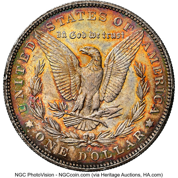 1904-O $1  Fishhook, VAM-4B MS thumbnail 7