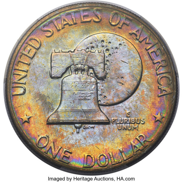Eisenhower (Ike) $1  Clad [Type] MS64 CAC thumbnail 4