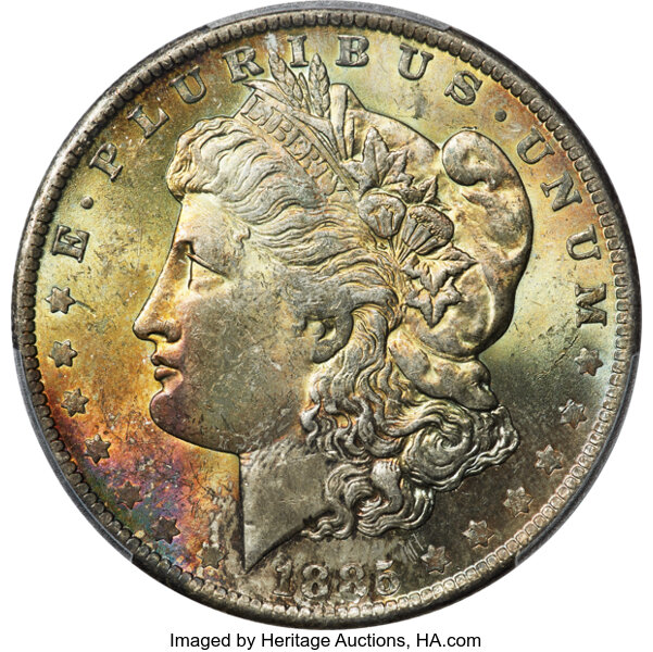 1885-O $1 XF40 CAC thumbnail 15