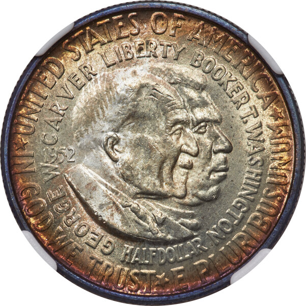 1952 50c Washington-Carver MS thumbnail 4