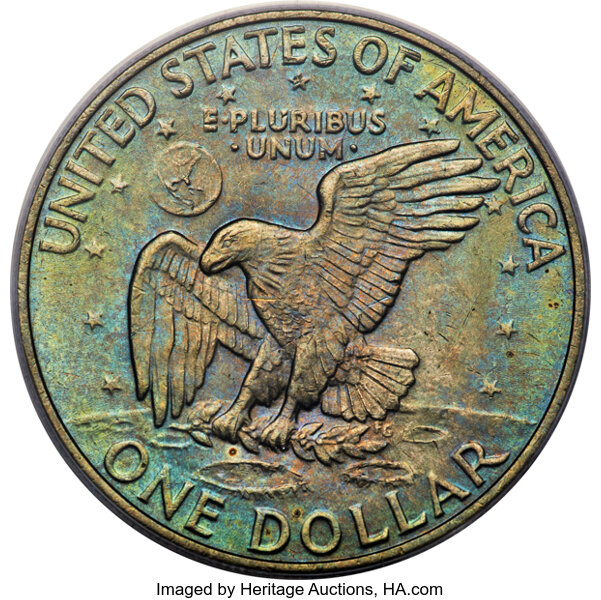 Eisenhower (Ike) $1  Clad [Type] MS65 CAC thumbnail 4