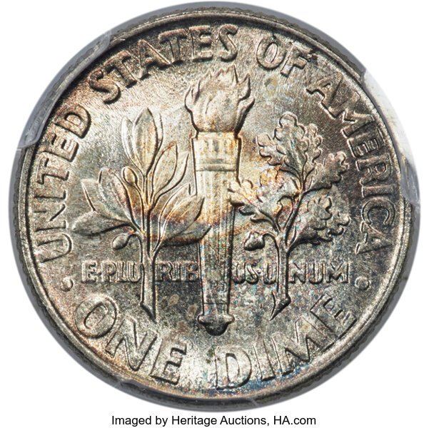1964 10c Doubled Die Reverse, FS-802 MS FB MS65 FB thumbnail 23