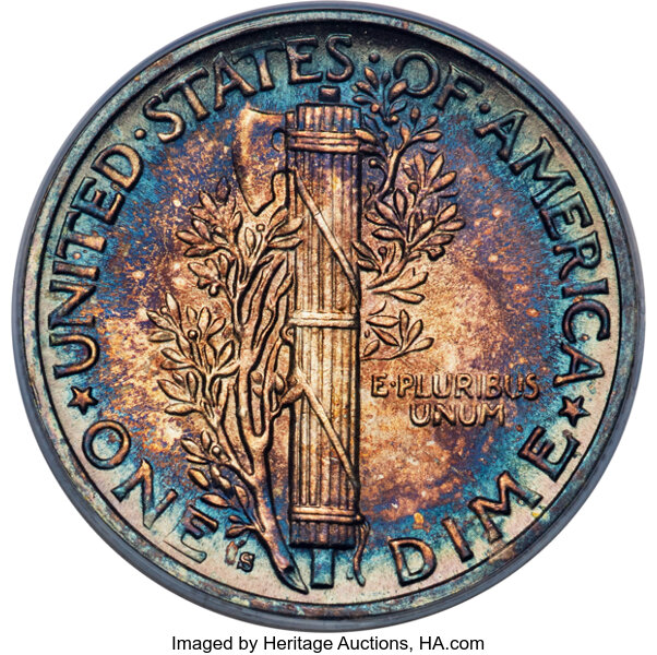 1945-S 10c Micro S MS FB MS61 FB thumbnail 14