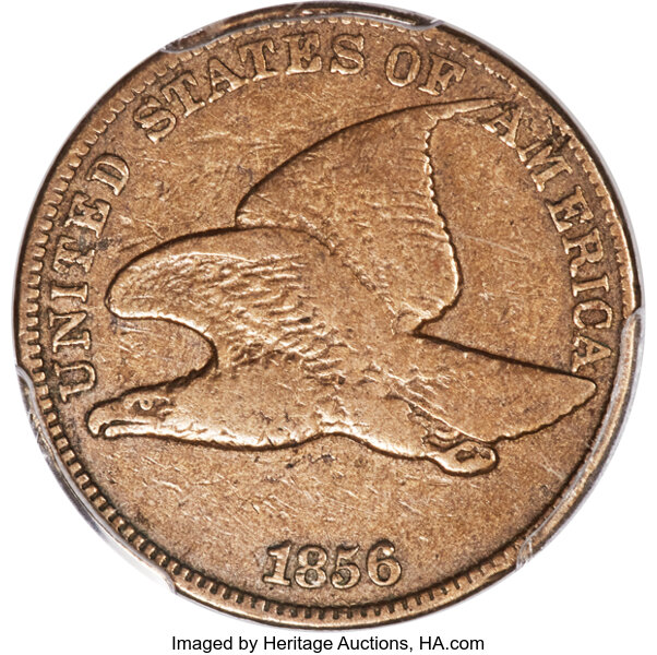 1856 1c Flying Eagle, S-PR9 PR thumbnail 3