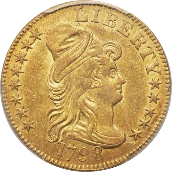 1798 $5  Large Eagle, Normal 8, BD-6 MS thumbnail 2