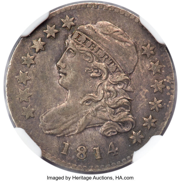 1814 10c Small Date, JR-1 MS thumbnail 2