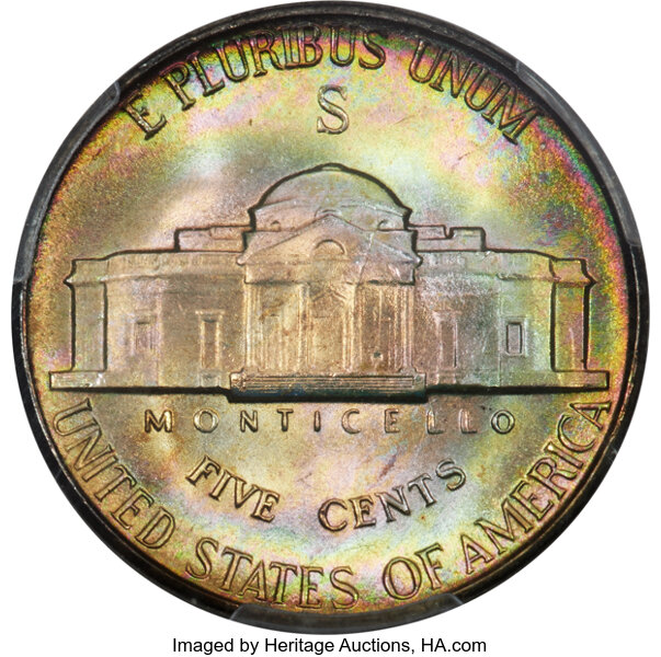 1944-S 5c Silver MS68 thumbnail 4