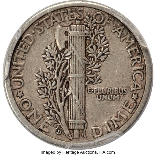 1916-D 10c MS60 thumbnail 19