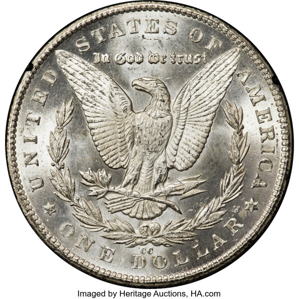 1879-CC $1  GSA Hoard, Hard package MS62 thumbnail 9
