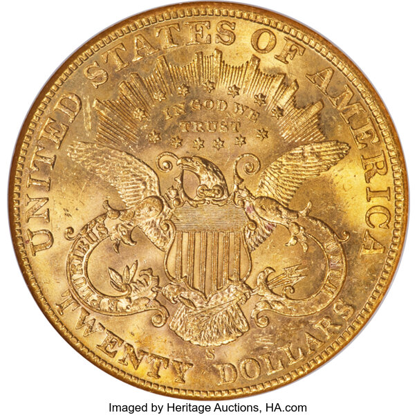 1900-S $20 MS66 thumbnail 2