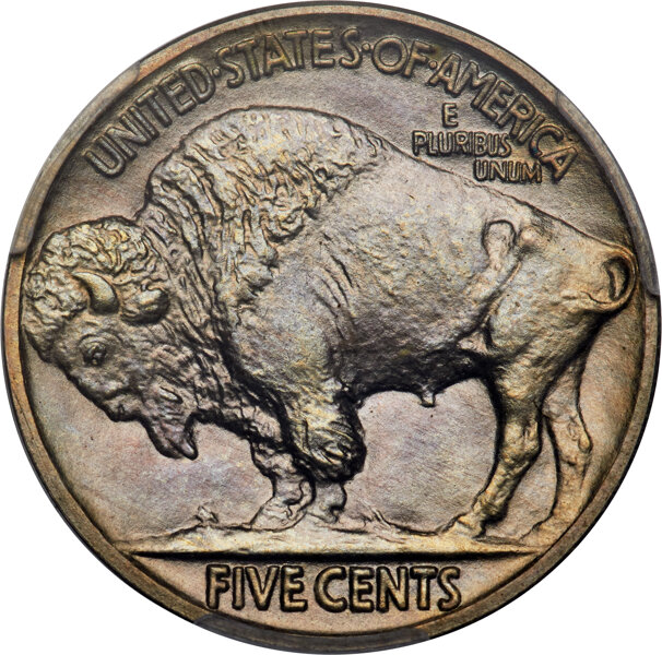 Buffalo Nickel 5c Type 2 Reverse, Matte Finish, 1913-1916 [Type] PR66 thumbnail 6