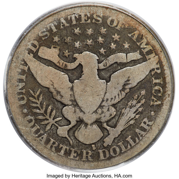 1901-S 25c F12 CAC thumbnail 11