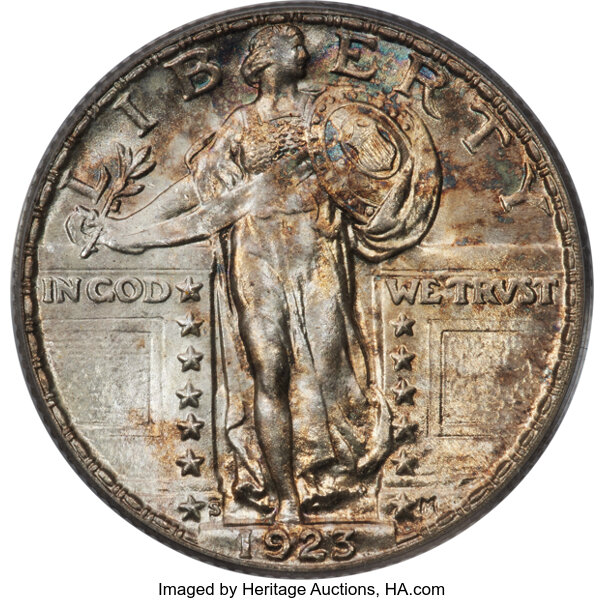 1923-S 25c MS thumbnail 5