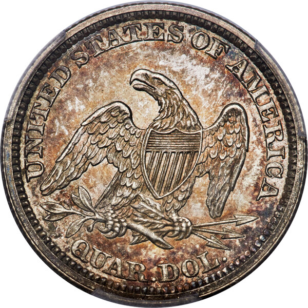 1862 25c MS65 thumbnail 2