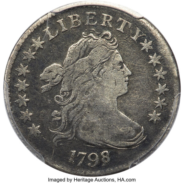 1798/97 10c 16 Stars Reverse, JR-1 MS thumbnail 4