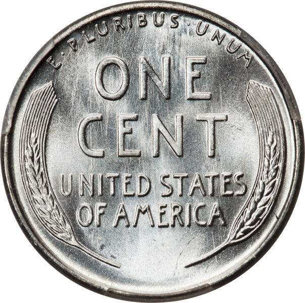 1943-S 1c Steel MS68 CAC thumbnail 4