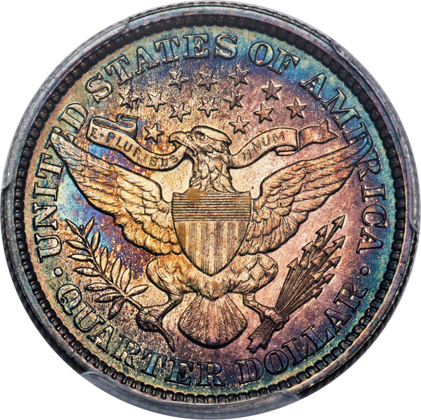 1896 25c MS67 thumbnail 2