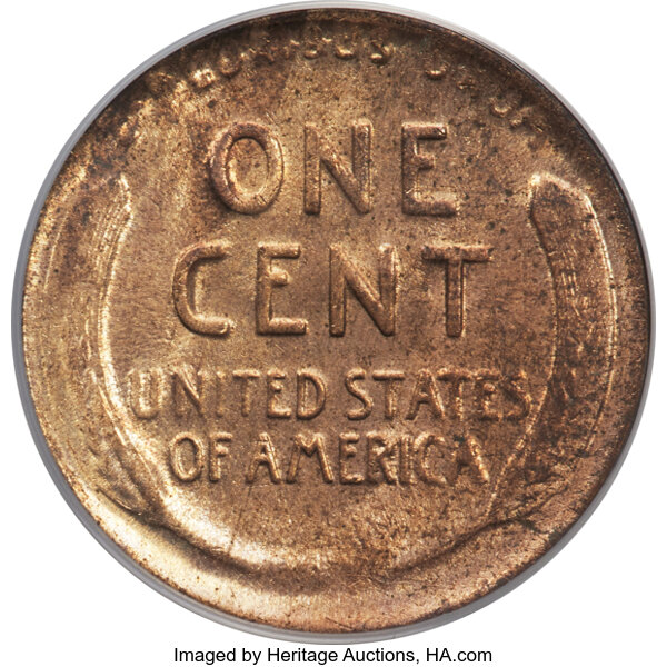 1922 no D 1c Weak Reverse, Die Pair 1 MS RB thumbnail 5