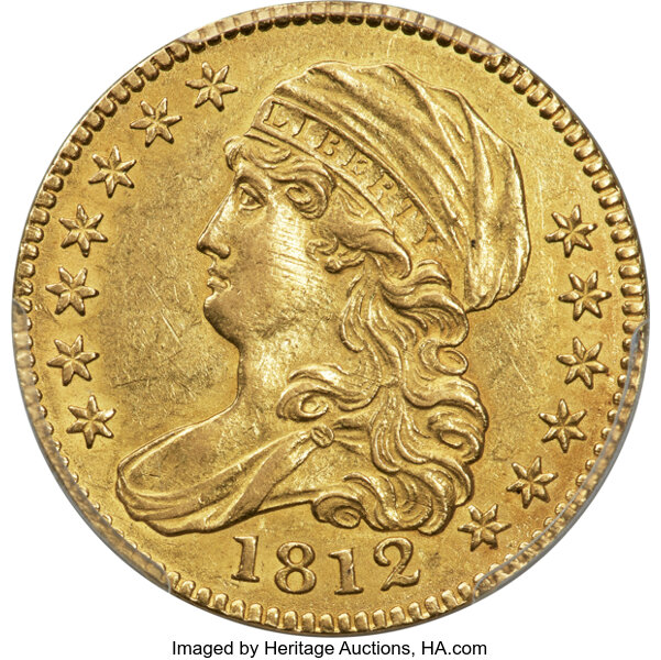1812 $5  Wide 5D, BD-1 MS thumbnail 4