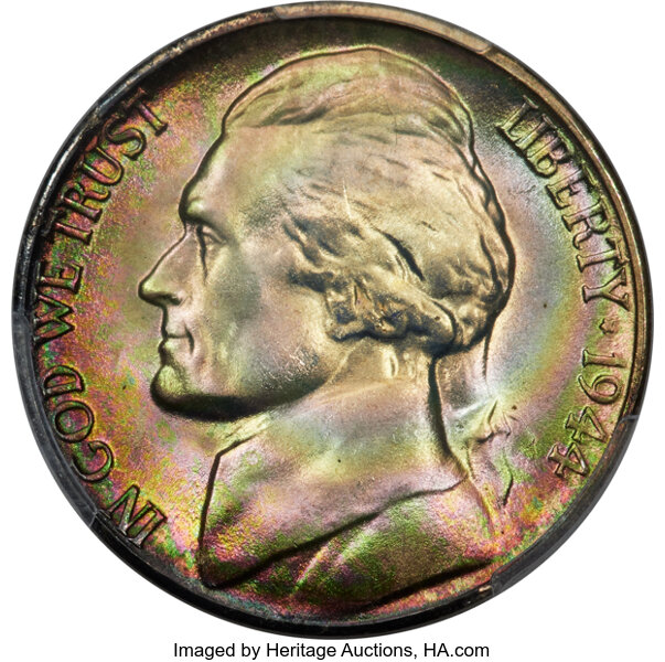 1944-S 5c Silver MS thumbnail 5