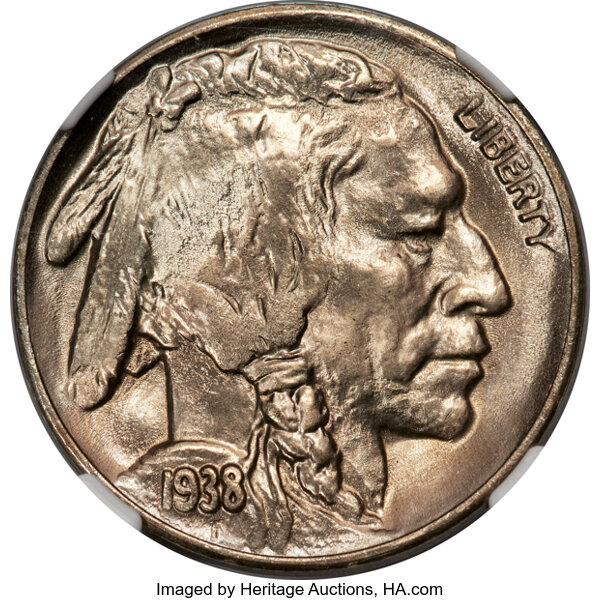 1938-D/D 5c Buffalo MS thumbnail 9