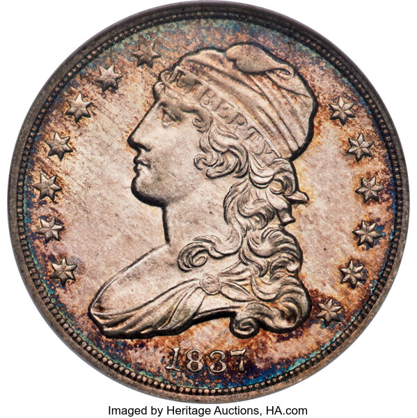 1837 25c B-2 MS thumbnail 4