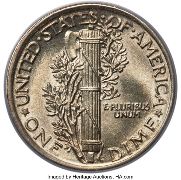 1921 10c MS FB MS60 FB thumbnail 23