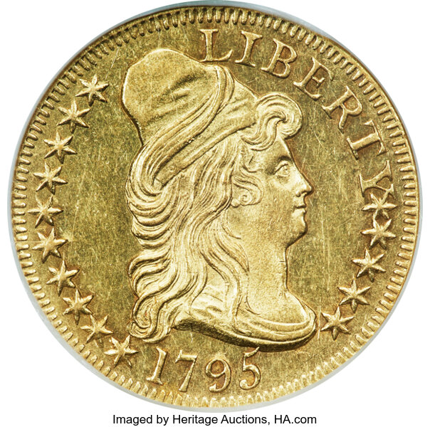 1795 $5  Small Eagle, BD-2 MS thumbnail 2